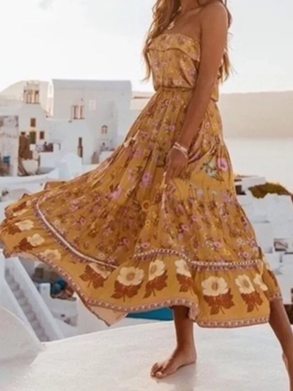 Spell buttercup maxi dress